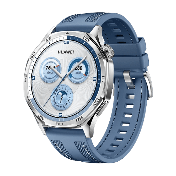 Huawei Watch GT 5 46mm Smartwatch, Blue + FreeBuds 5i True Wireless Earbuds