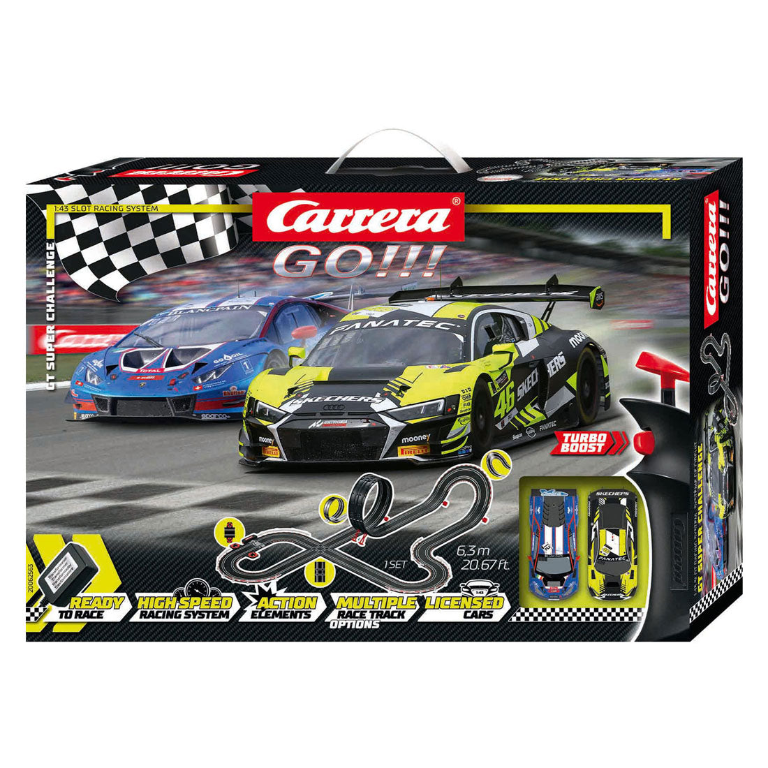 Carrera GO!!! Racetrack, GT Super Challenge