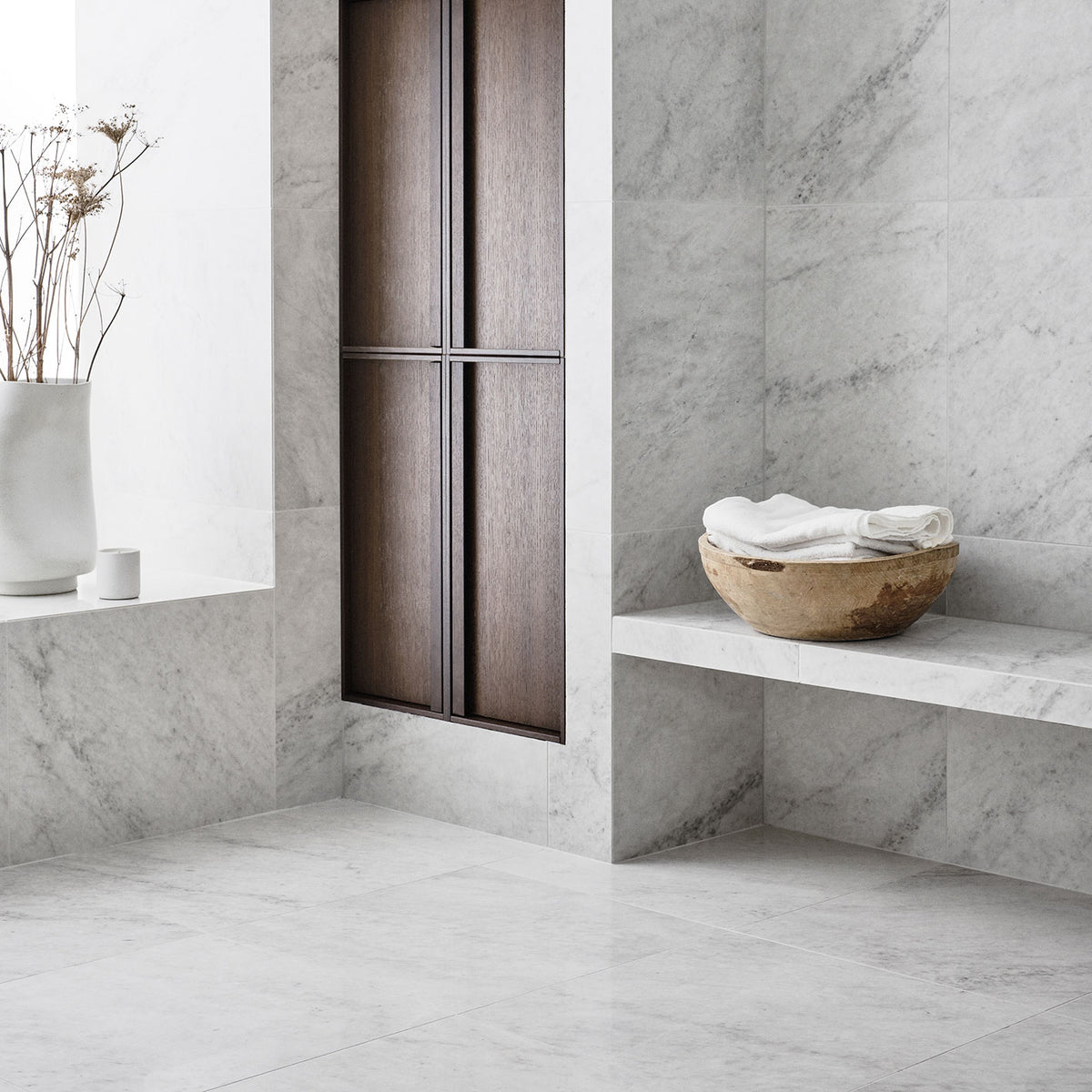 Bricmate Glanshammar Honad Granitkeramik, Vit