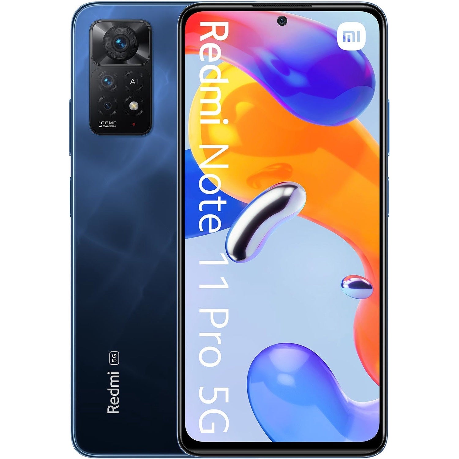 Xiaomi Redmi Note 11 Pro 5G, 128 GB, blue, Mobile phone