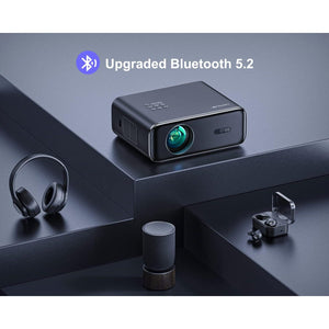 WiMiUS P62 Full HD 1080P Home Cinema Projector with Auto Focus, Wi-Fi 6, and Bluetooth 5.2
