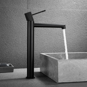 Bathlife Vidd High Basin Mixer, Matte Black
