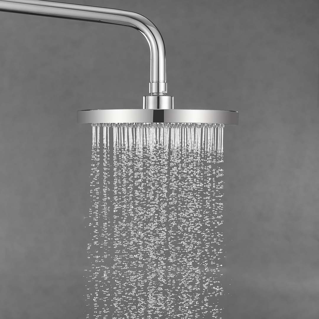 Bathlife Glimma Overhead Shower Set, Chrome