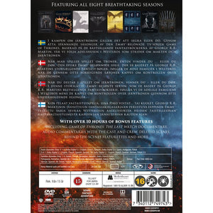 Game of Thrones, Complete Collection, Season 1-8 38 disc