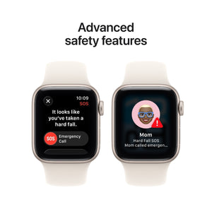 Apple Watch SE 3 GPS 40mm Starlight Aluminum, Starlight Sport Band - S/M