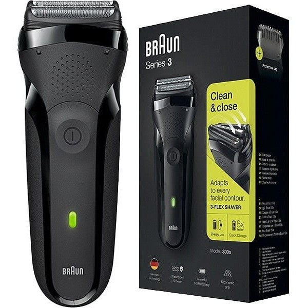 Braun Series 3 S300 Shaver, Black