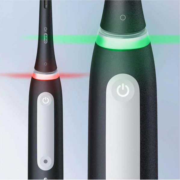 Oral-B iO Series 4 Duo Electric Toothbrush, Black/White