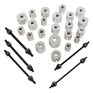 Bearing Puller Set - 27-piece, for assembly of bushings, bearings, and seals