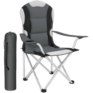 Camping Chair, Grey-black