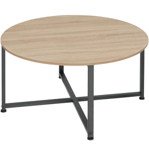 Coffee Table Aberdeen - round with height-adjustable plastic feet