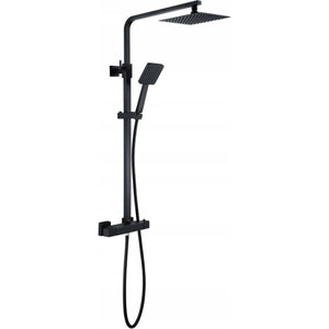 Rain Shower Complete Mixer Set, Matte Black