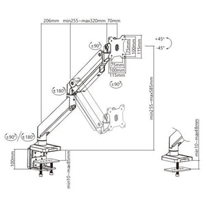 Prokord LC24 Monitor Arm