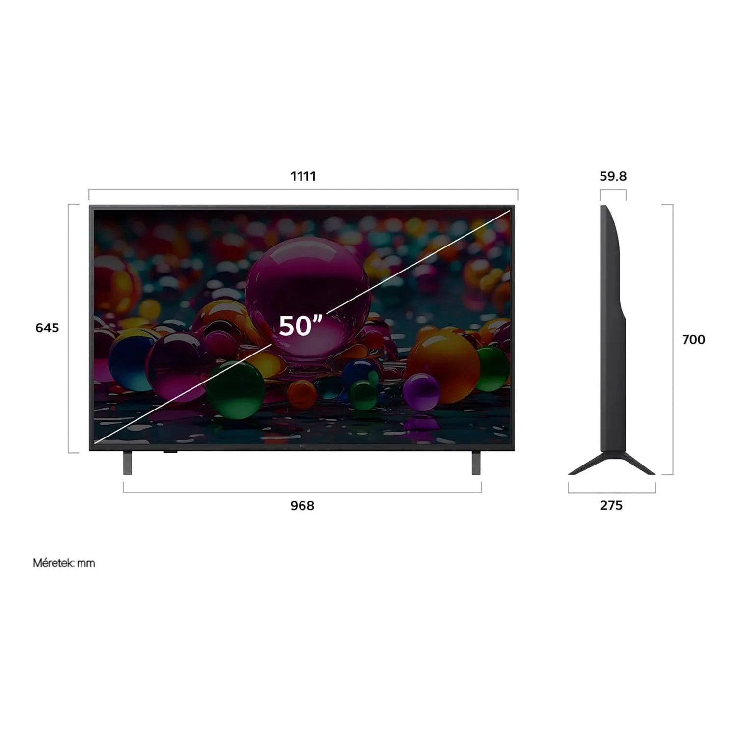 LG UA73003LA 50" 4K UHD LED webOS Smart TV