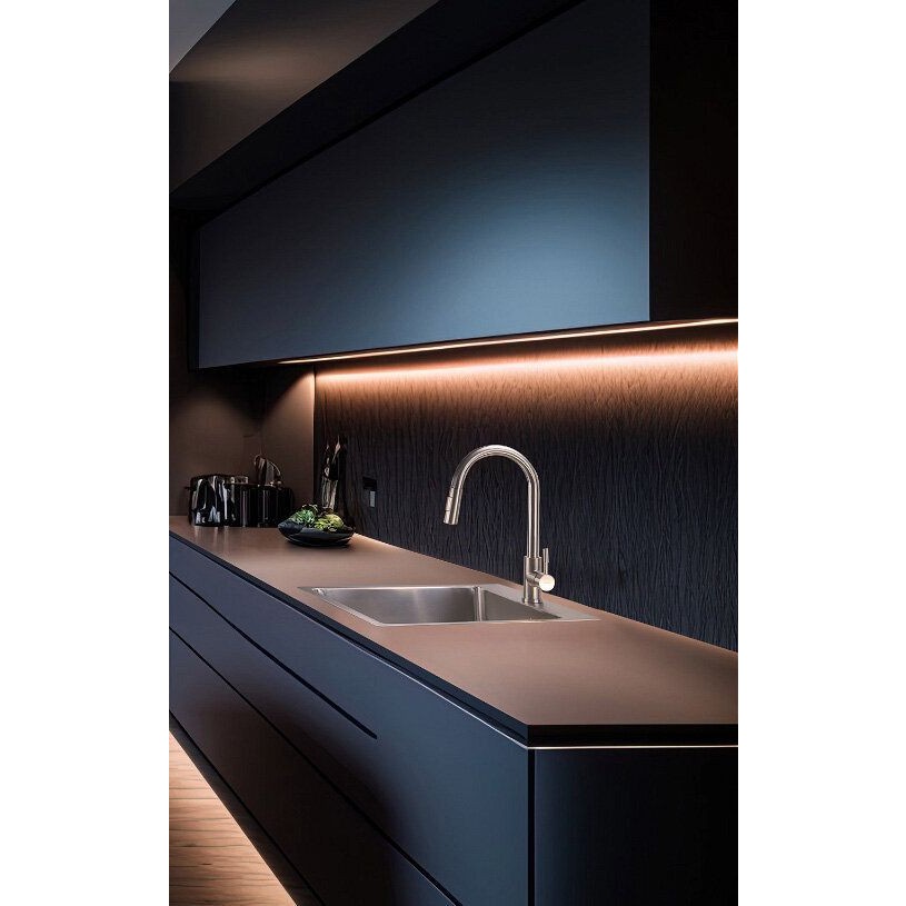 Deante Olfato 600 Kitchen Sink Stainless Steel 505x550 mm