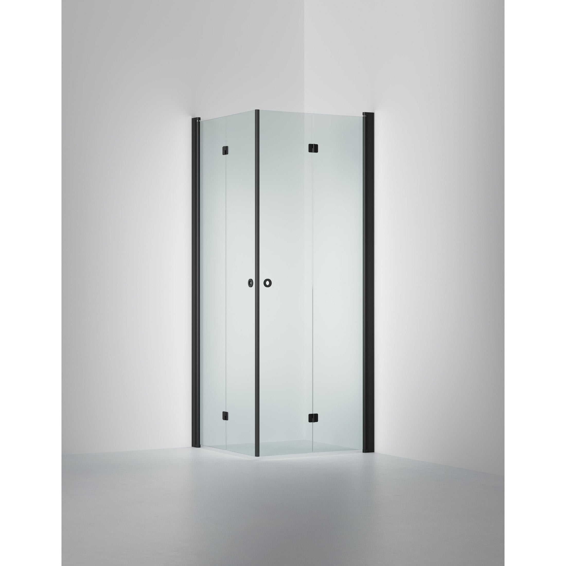 Inr Linc Angel Flex Shower Corner, Clear Glass
