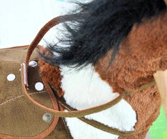 Milly Mally Rocking Horse Patchy, Dark Brown