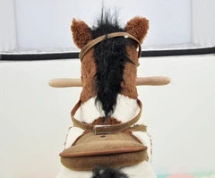 Milly Mally Rocking Horse Patchy, Dark Brown