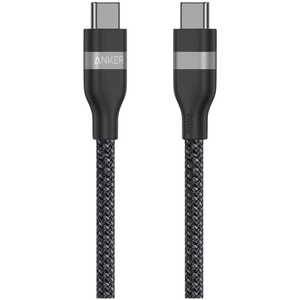 Anker Upcycled-Braided USB-C to USB-C Cable, 240W, 2m, Black