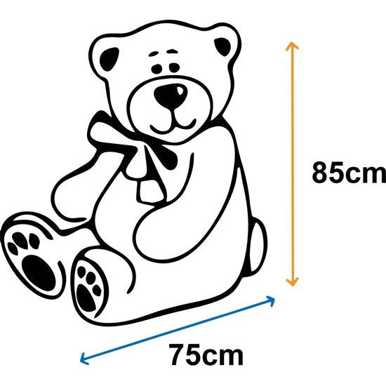 Large Plush Bear Teddy Bear I Love You 160cm, Pink