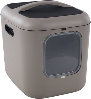 Flamingo Romy Cat Toilet, Taupe