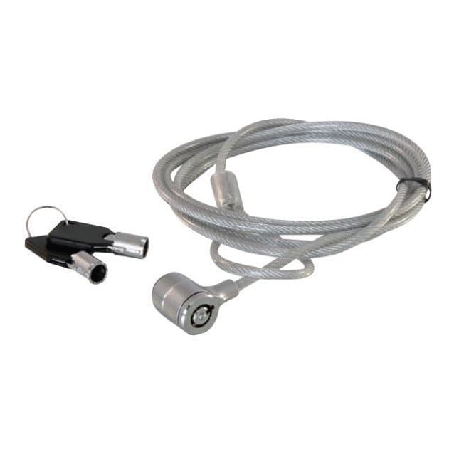Navilock 20595 Laptop Security Cable with Round Key Lock, 1.8 m