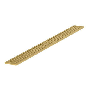 Blücher Art Deco Bathroom Gutter 900mm, Brass
