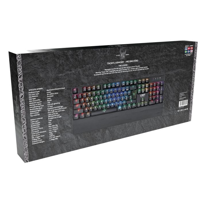 L33T Megingjörd Gaming Keyboard