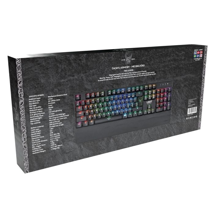 L33T Megingjörd Gaming Keyboard