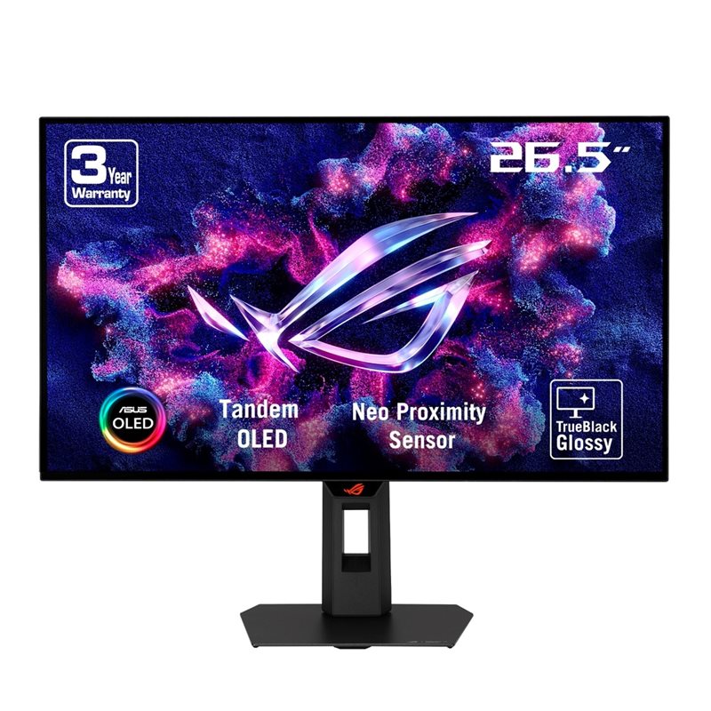 Asus 26.5" ROG Strix OLED XG27AQWMG, 280Hz QHD Gaming Monitor, Black