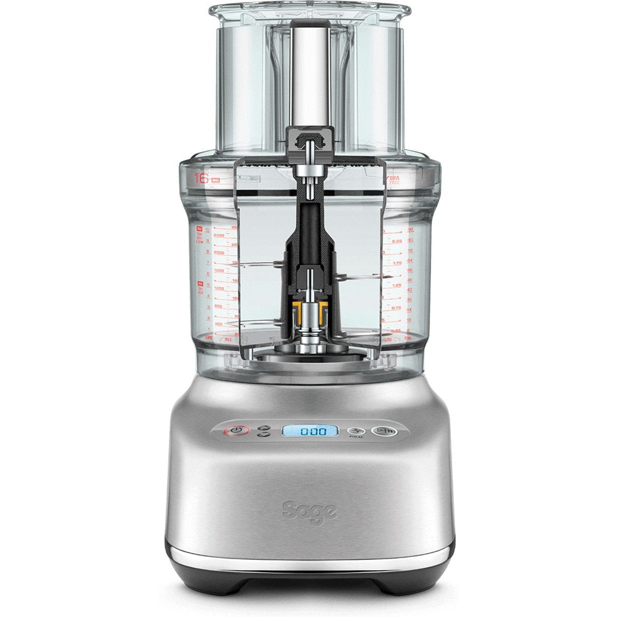 Sage SFP838BSS Food Processor Brushed Stainless Steel