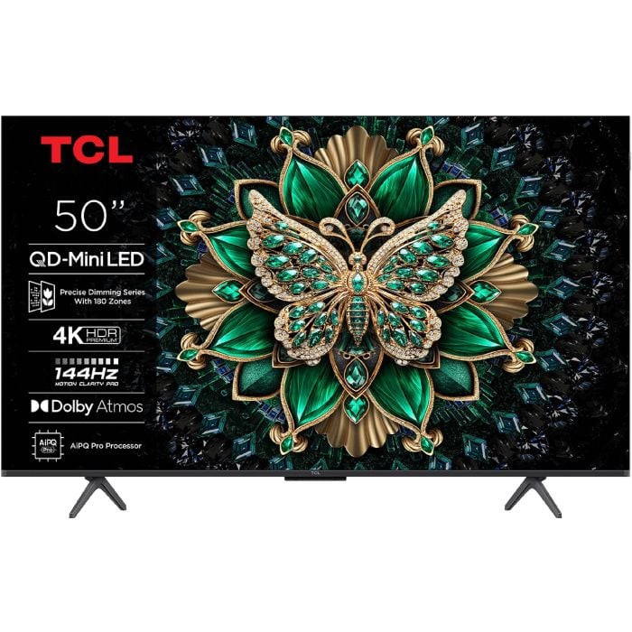 TCL 50" C6K, 4K QD Mini-LED Google TV