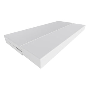 Children's Bed with Mattress and Safety Railing 160x80cm, White