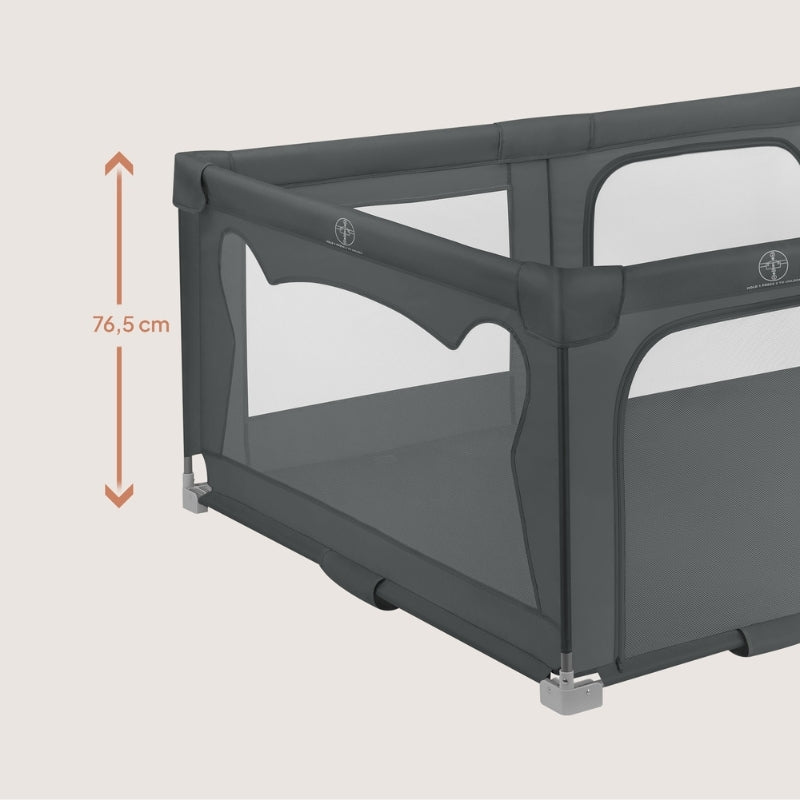 Lionelo Florence Easy Fold Playpen, Grey Graphite
