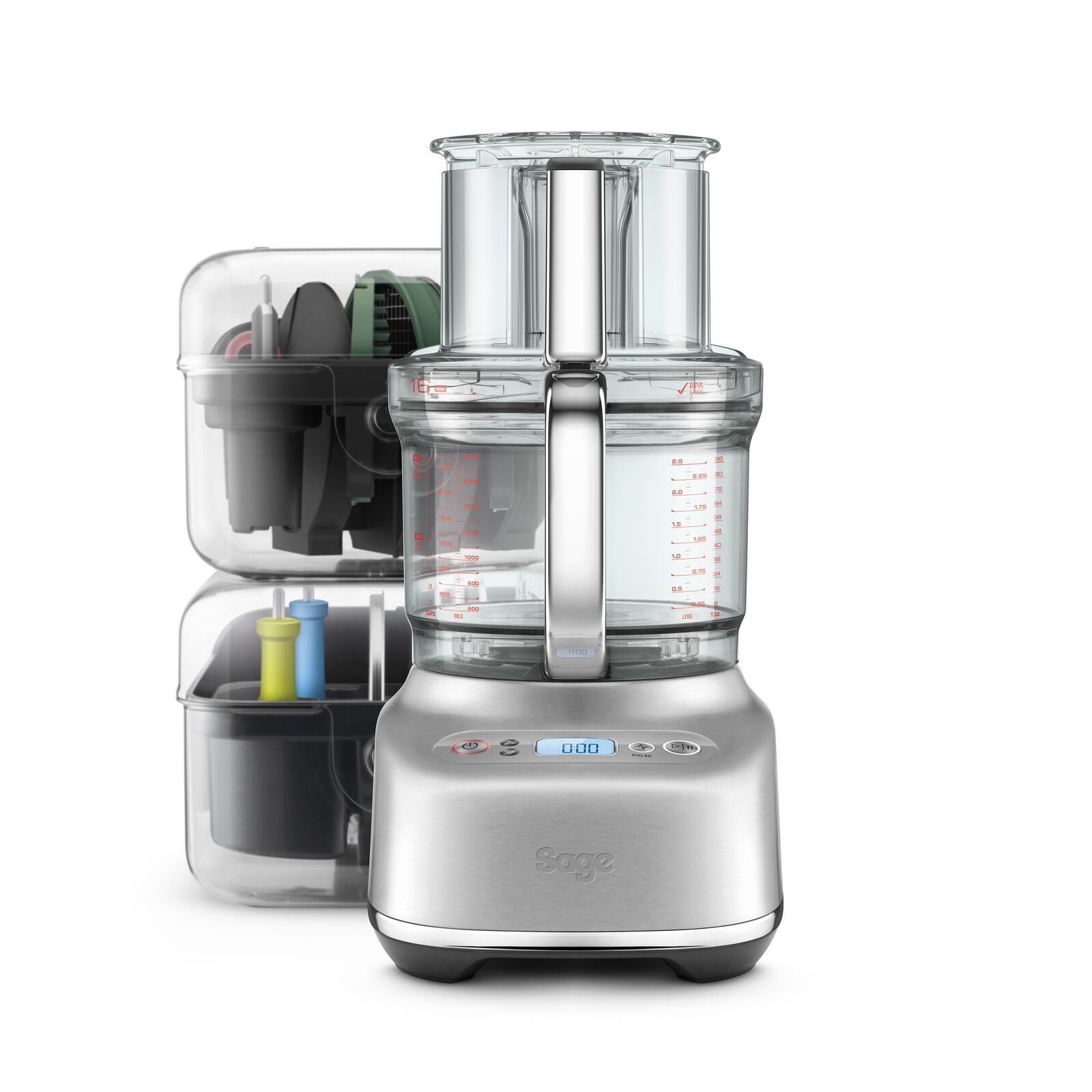 Sage SFP838BSS Food Processor Brushed Stainless Steel