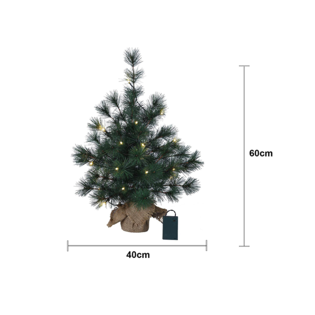 Star Trading Furu Decorative Tree, 60 cm, Green