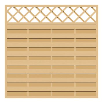 Bergen Fence With Espalier, 180x180cm