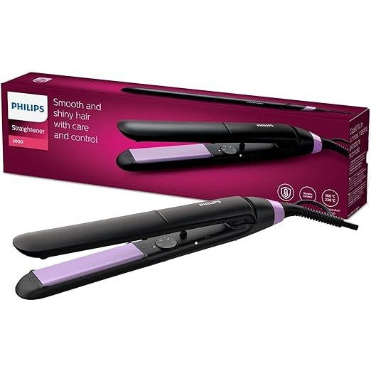 Philips BHS377 Hair Straightener, Purple