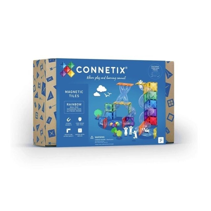 NP Connetix 66pc Ball Run Expansion Pack Magnetic Tiles