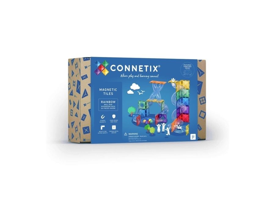 NP Connetix 66pc Ball Run Expansion Pack Magnetic Tiles