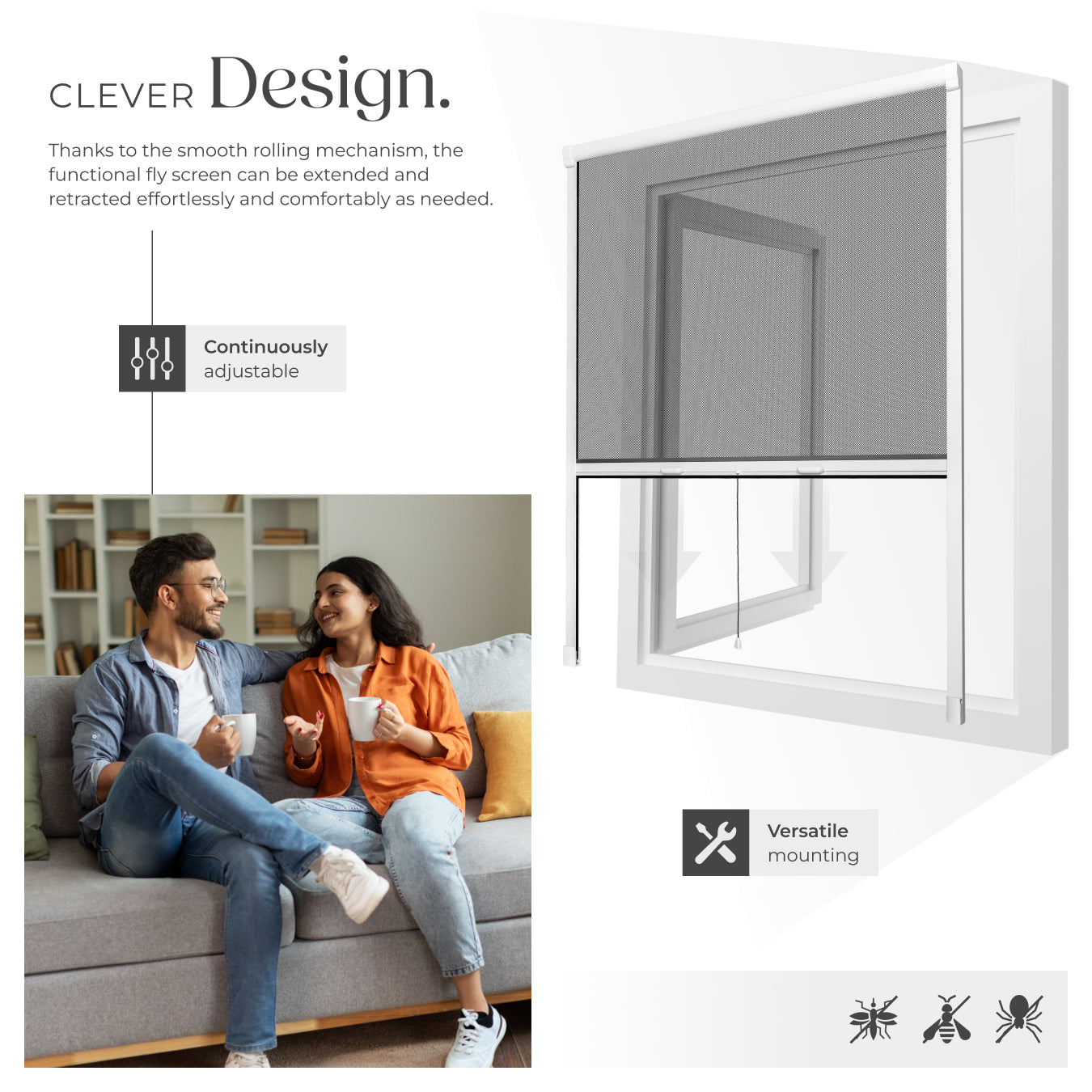 Fly Screen Roller Blind