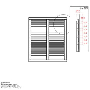 Plus Windscreen And Fence Panel, Grey