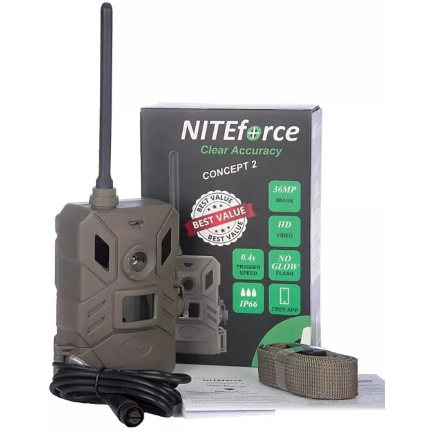 NITEforce Concept 2 4G LTE 36MP Trail Camera