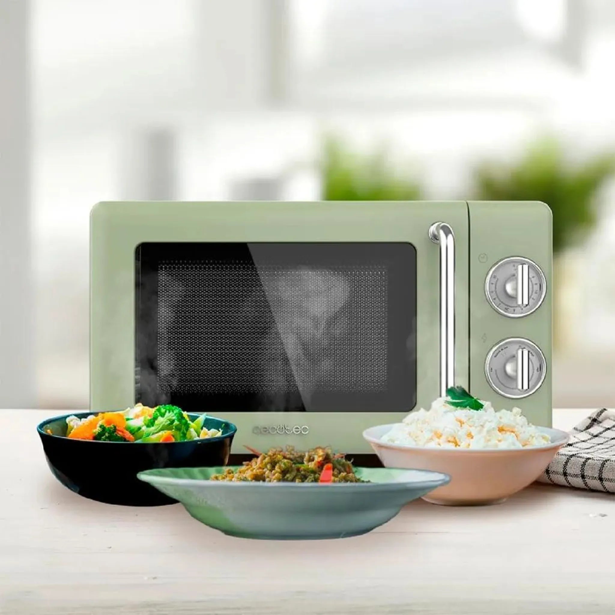 Cecotec ProClean 3010 Retro Green 20-litre 700W Microwave
