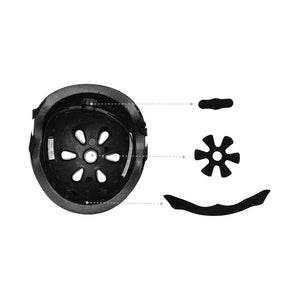 Roller Skating Helmet Momi Mimi, 47-58 cm, White