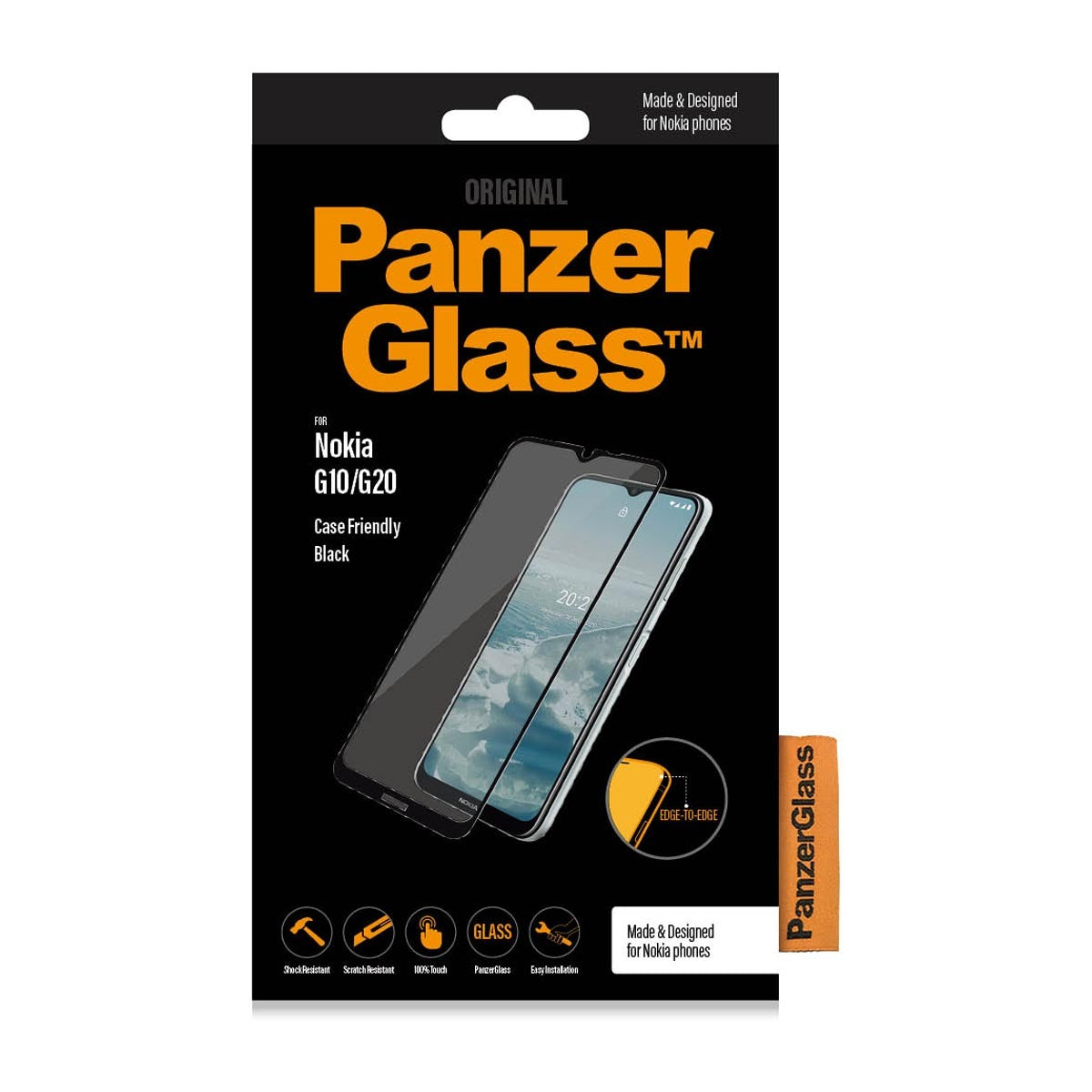 PanzerGlass Screen Protector for Nokia G10 / G20 , Black