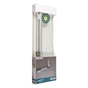 Led Glass Shelf Set W 60 x D 20 x H 0.8 cm clear/silver