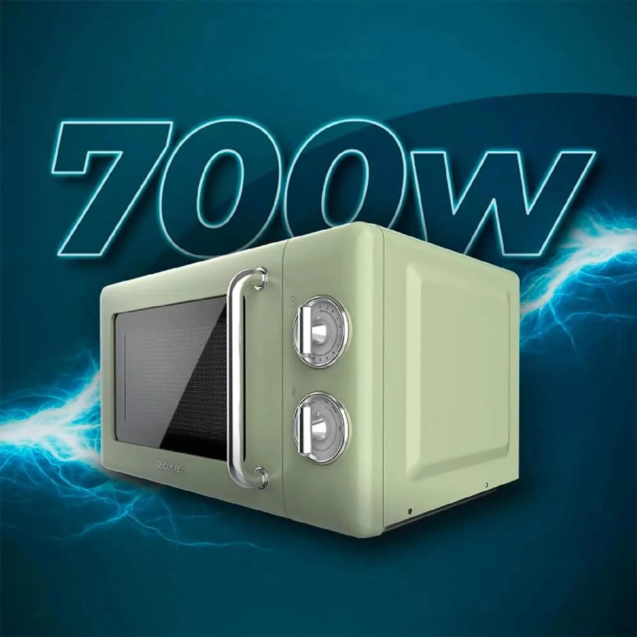 Cecotec ProClean 3010 Retro Green 20-litre 700W Microwave