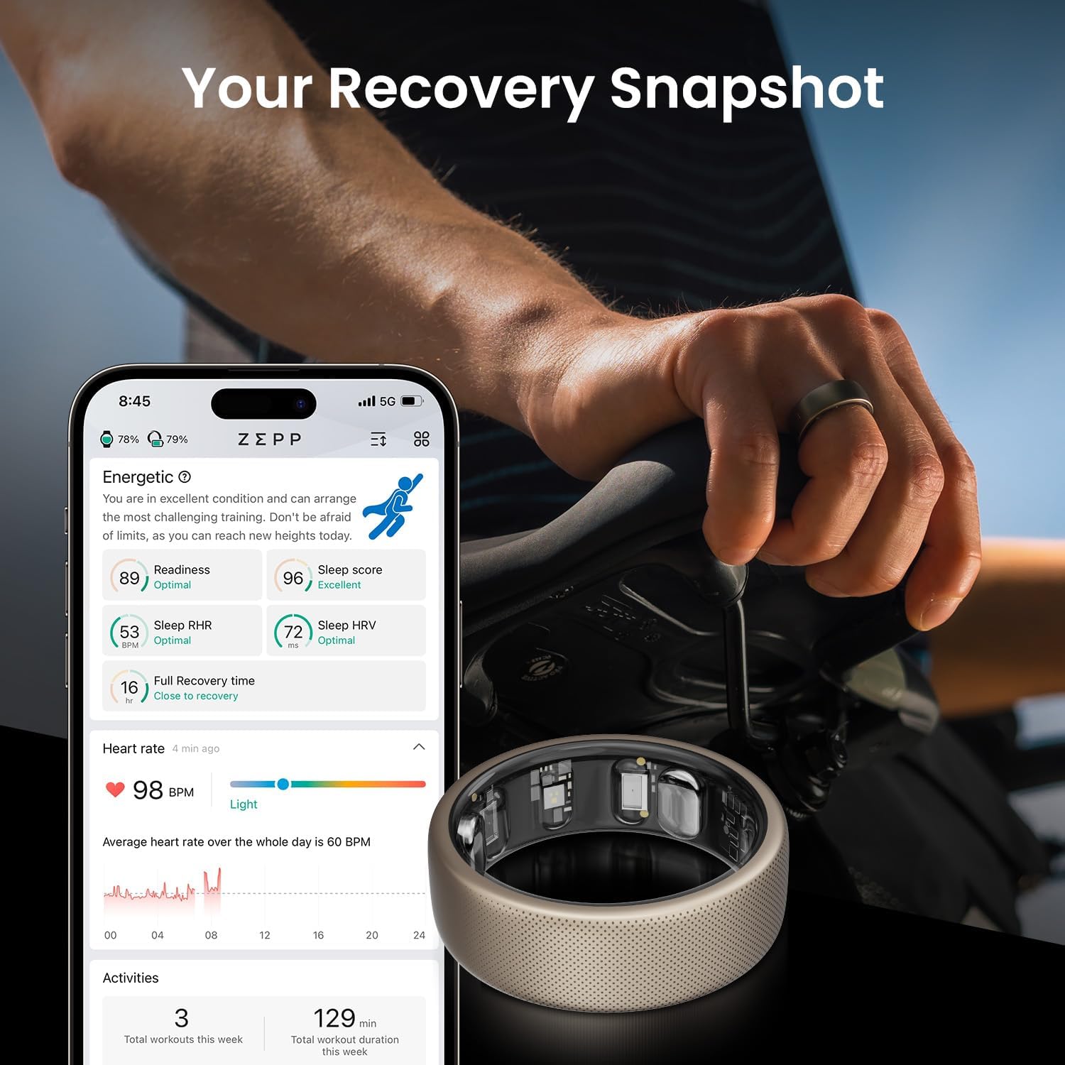 Amazfit Helio Ring - Size 8 24mm
