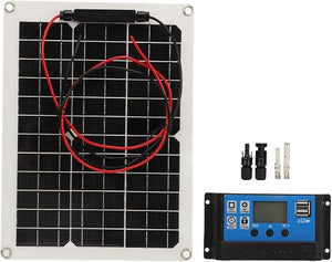 300W Solar Panel Kit DC 12V 24V 50A High Efficiency Solar Charger with Controller
