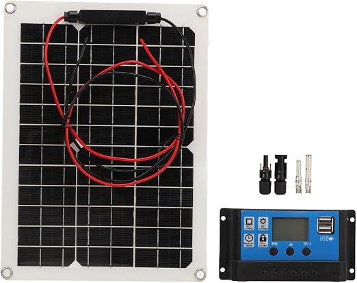 300W Solar Panel Kit DC 12V 24V 50A High Efficiency Solar Charger with Controller